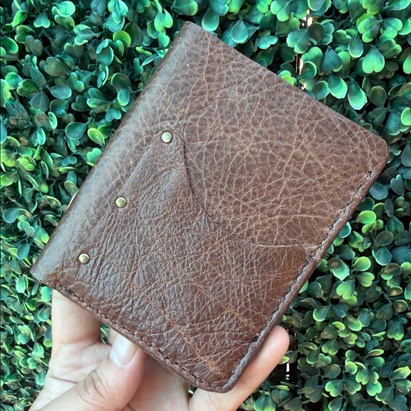 Other - Handmade Genuine Brown Leather Wallet